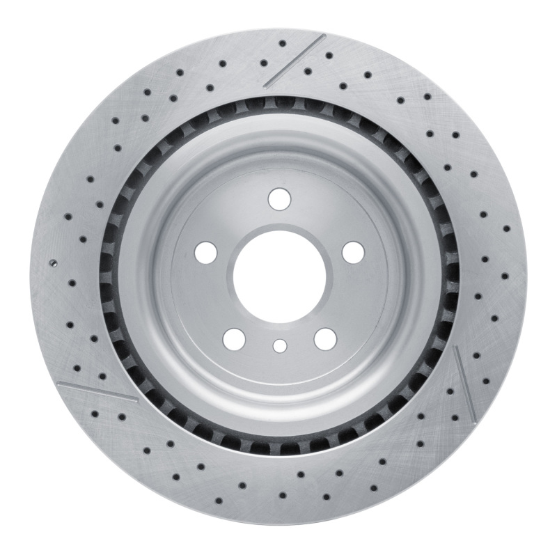 Mercedes-Benz ML63 AMG Brake Rotor (1) - Rear - R1 Concepts - Drilled and Slotted - `12-`19